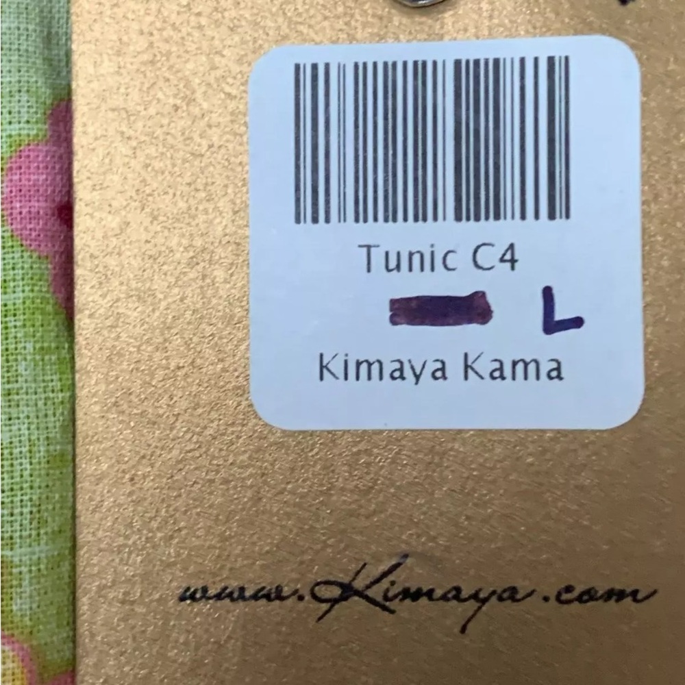 Kimaya Kama NWT beautiful Embroidered Blouse L XL - Picture 11 of 11